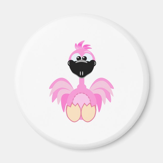Cute Goofkins flamingo Magnet (Framsidan)