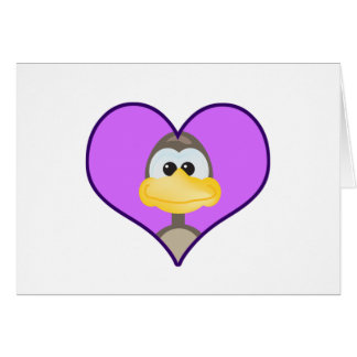 Cute Goofkins-hjärta Hälsningskort