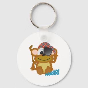 Cute Goofkins monkey pirat Nyckelring