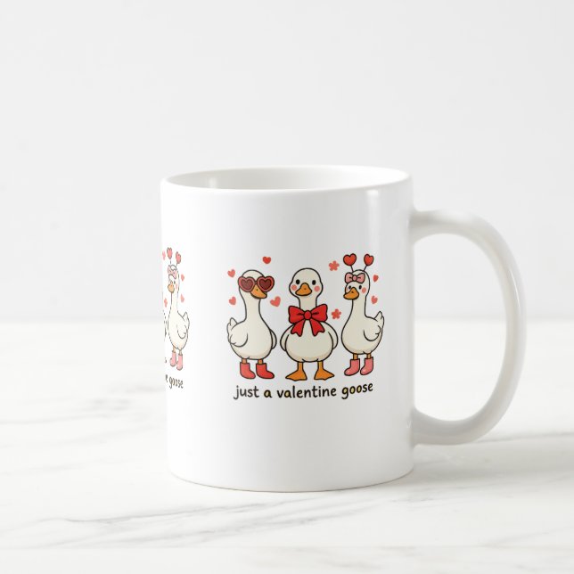 Cute Goose Valentine Mug Kaffemugg (Höger)