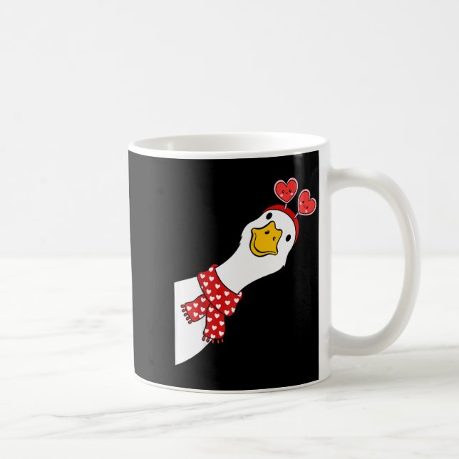 Cute Goose Xoxo Be Mine Happy Valentine's Day Wome Kaffemugg (Höger)