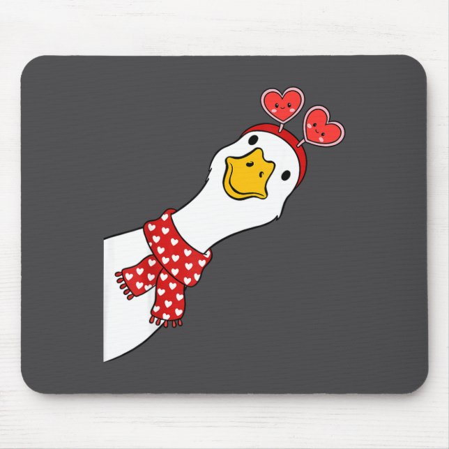 Cute Goose Xoxo Be Mine Happy Valentine's Day Wome Musmatta (Framsidan)