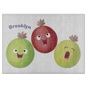 Cute gooseberry trio singel tecknad