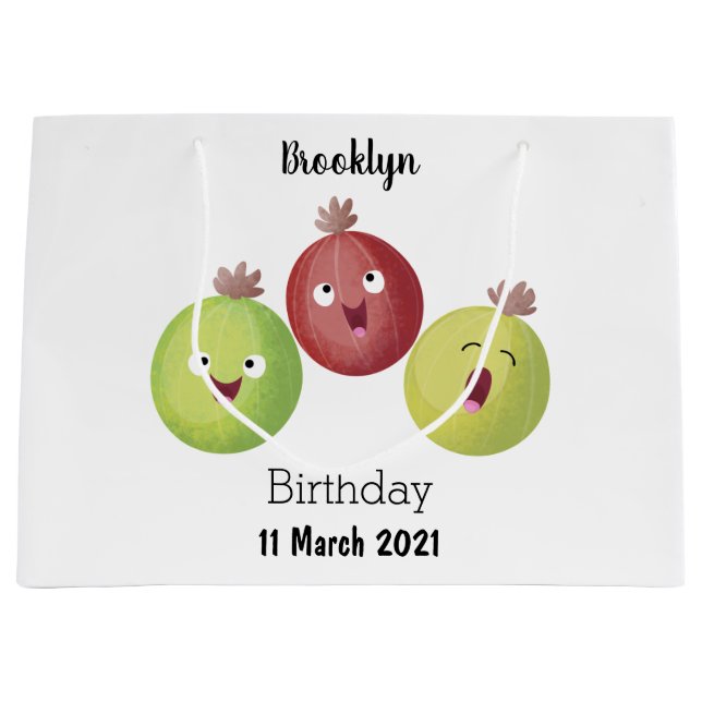 Cute gooseberry trio singel tecknad (Framsidan)