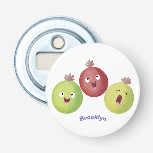Cute gooseberry trio singel tecknad flasköppnare