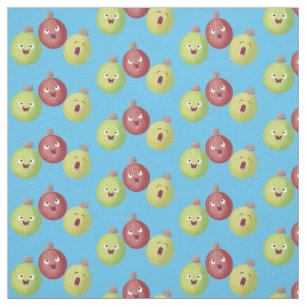 Cute gooseberry trio singel tecknad tyg