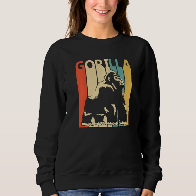 Cute Gorilla Animal T Shirt (Framsida)