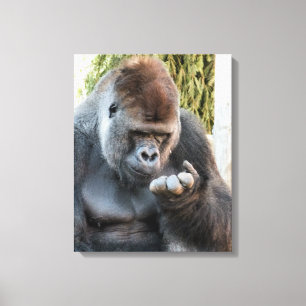 CUTE GORILLA CANVASTRYCK