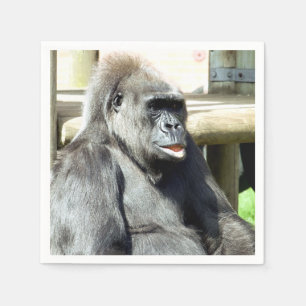 CUTE GORILLA PAPPERSSERVETT