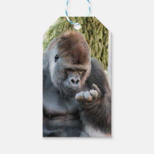CUTE GORILLA PRESENTETIKETT
