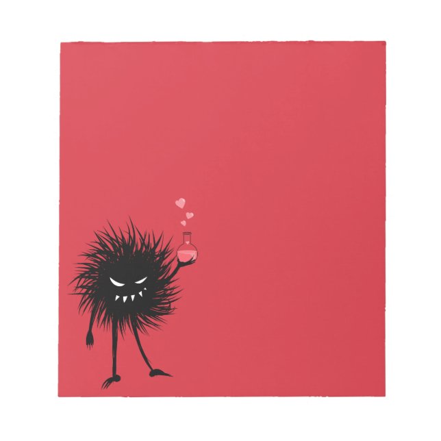 Cute Goth Kärlek Potion Chemistry Valentines day R Anteckningsblock (Framsida)