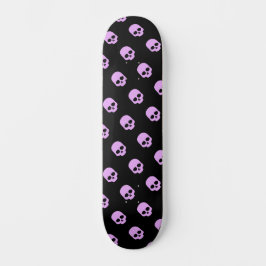 Cute Goth Rosa Döskallars Girls Mini Skateboard Bräda 18,5 Cm