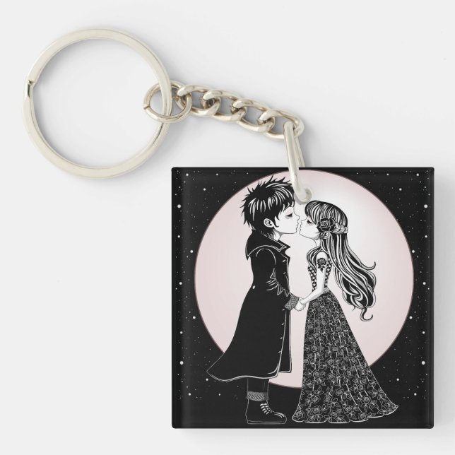 Cute Gothic Emo Kids Kiss Valentine Day (Framsidan)