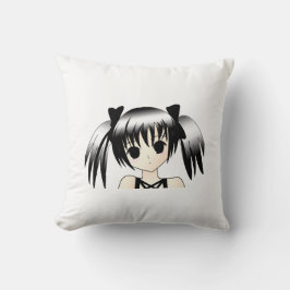 Cute Gothic Girl Kudde