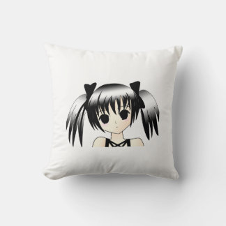 Cute Gothic Girl Kudde