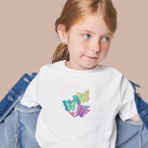 Cute Gradient Butterfly Barn T-Shirt