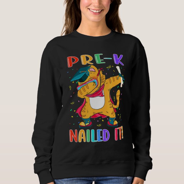 Cute Graduated Student före-K njuste det före Kind T Shirt (Framsida)