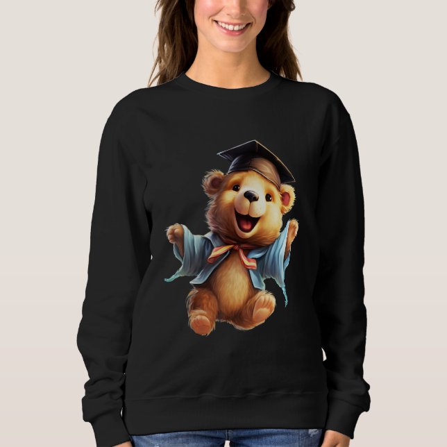 Cute Graduation Bear to Celebrate Your Graduate 4 T Shirt (Framsida)