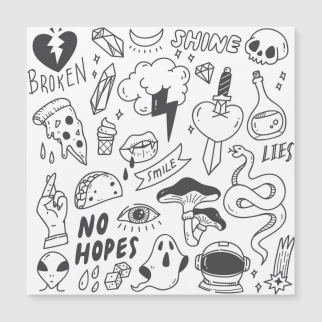 Cute Graffiti: Doodle Art Set. (Framsida)