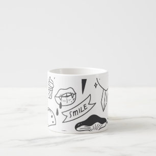 Cute Graffiti: Doodle Art Set. Espressomugg