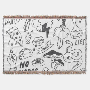 Cute Graffiti: Doodle Art Set. Filt