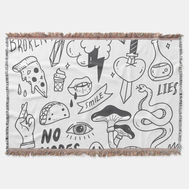 Cute Graffiti: Doodle Art Set. Filt (Framsidan)