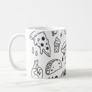 Cute Graffiti: Doodle Art Set. Kaffemugg