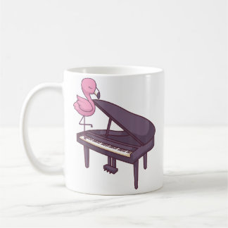 Cute Grand Piano Player Pianist Musician I Flaming Kaffemugg