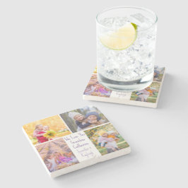 Cute Grandaughters Photo Anpassningsbar Grandma Gi Stenunderlägg