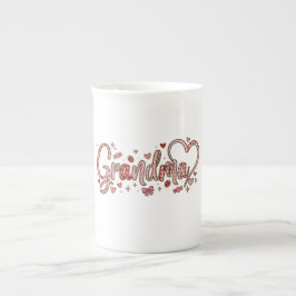 Cute Grandma Bone China Specialty Mug Benporslin Mugg