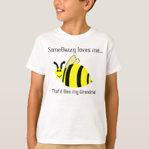 Cute Grandma Kärlek Me Humla Shirt Tee Shirt