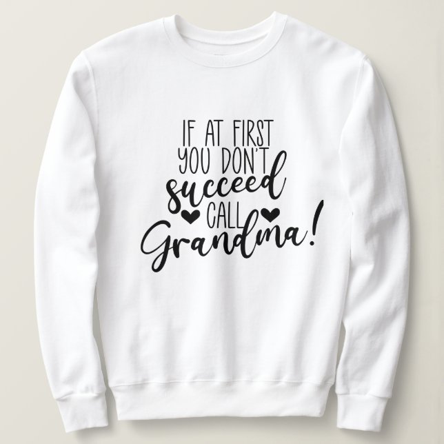 Cute Grandma Succma ord art T Shirt (Design framsida)