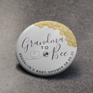 Cute Grandma to Bee Baby Shower Knapp