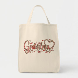 Cute Grandma Tote Bag Tygkasse