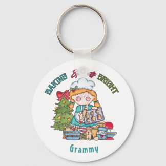 Cute Grandmor-julklapp Nyckelring