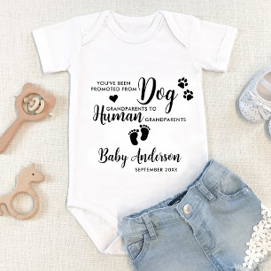 Cute Grandparent Gravid Reveal Anpassningsbar Pet  T Shirt