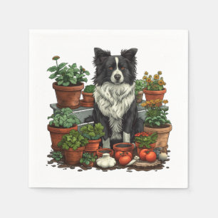 Cute Gräns Collie Pappersservett