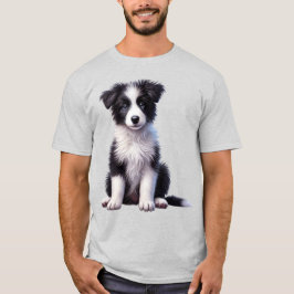 Cute Gräns Collie Puppy T Shirt