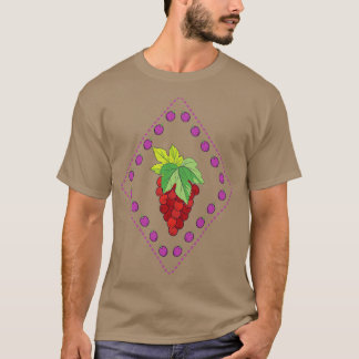 Cute Grape Frimärke 1 T Shirt