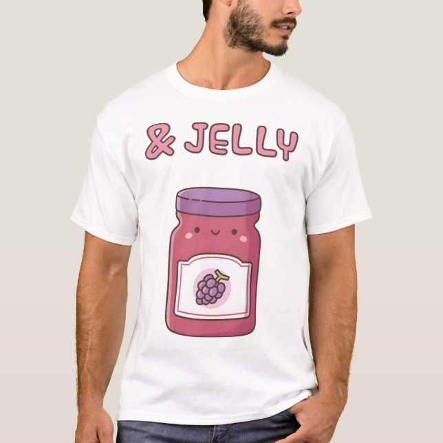 Cute Grape Jelly Sylt Burk Doodle T Shirt (Framsida)