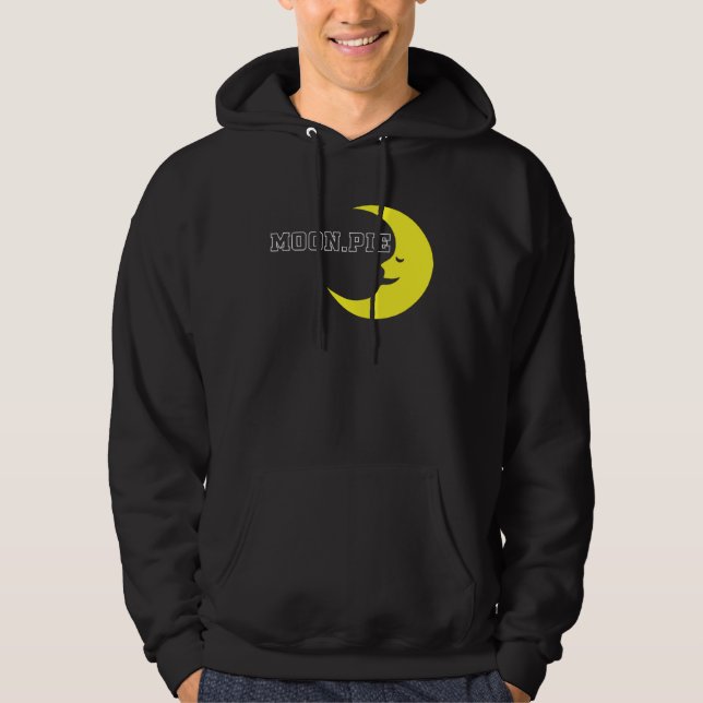 Cute Graphic Tees  Moon Pie Hoodie (Framsida)