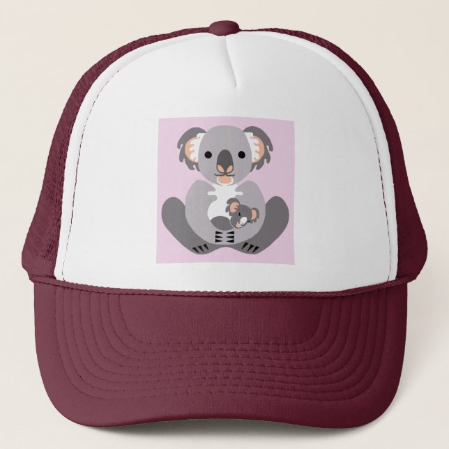 Cute Grapkoala - Aussie wildlife - Keps (Framsida)