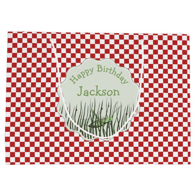 Cute Grashopper Insekt Birthday (Baksidan)