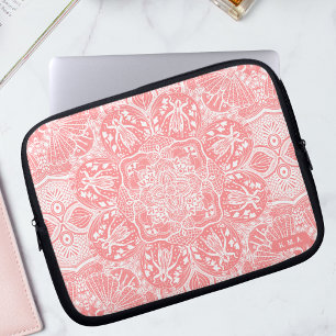 Cute Grashoppers Mandala Laptop Fodral