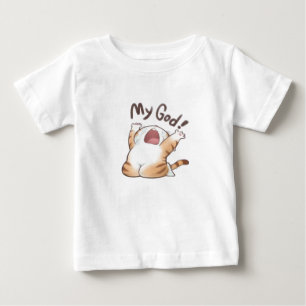 Cute Gråter Cat Meme Funny T-Shirt