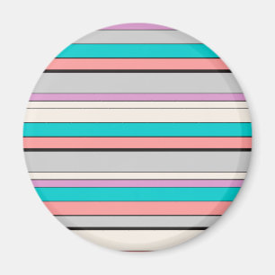 Cute grått aqua rand magnet