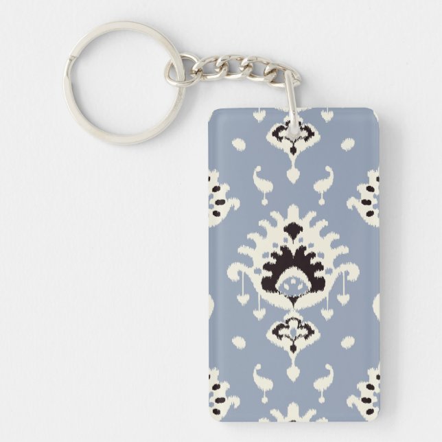 Cute grått beige ikat tribal mönster (Framsidan)
