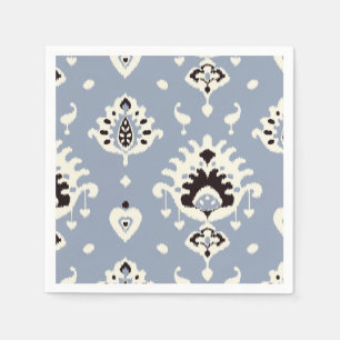 Cute grått beige ikat tribal mönster pappersservett