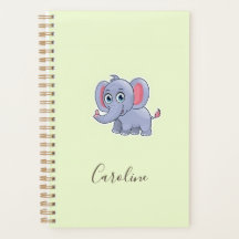 Cute grått-elefant grönt