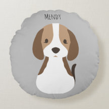 Cute grått hund mönster baby